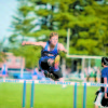 UP AND OVER â€” Senior Mason Kluge-Edwards will be a top competitor in the hurdles.