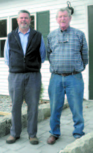 ARCHITECTS OF CHANGE â€” John P. Smith, right, and Stan Tupaj stand at the entrance to the new offices of Kezar Realty in Lovell Village, in a two-unit building Smith â€œbuilt to suitâ€ for Tupaj, Smith said. Smith would love to entice a satellite banking office to take up the other space; in any event, he wants to make sure the second rental is a â€œwin-winâ€ for himself, the tenant and the community. 
