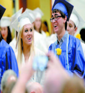 Graduates Taylor Kwaak and Christian Kuvaja.