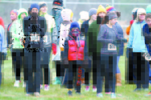 CHILLY START to the annual Gasping Gobbler as illustrated by Deanna Wilson and Gabriel Lounsbury.