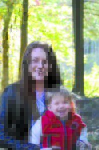 Alexis Wentworth, and son, Aiden.