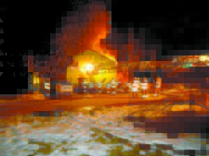 FIRE destroyed a home on Forest Avenue in Bridgton last week.