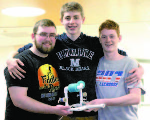 PLACE THIRD AT STATES was the Lake Region trio of (left to right) Galen McLaughlin, Evan Kellough and Taylor Davis. (Rivet Photo) Help send Robotics team to Nationals Lake Region students will need to raise $1,300 to attend the National Seaperch Challenge to be held on May 29â€“30 at the University of Massachusetts, Dartmouth. Donations or questions regarding the fundraising effort may be sent to team advisor, Joe Dorner, at joe.dorner@lakeregionschools.org or call him at Lake Region High School at 693-6221.
