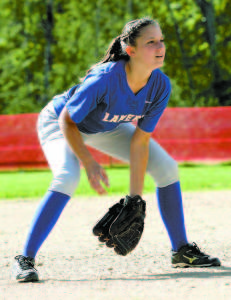ANCHORING THE HOT CORNER for the Lakers will be senior Abby Scott-Mitchell.