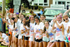 Campers from Camp Pinecliffe in Harrison at the finish line. (Rivet Photos)