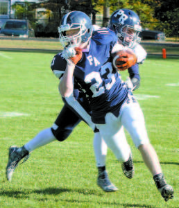 CODY GULLIKSON rushed for a career-best 170 yards against Poland. (Rivet Photo)