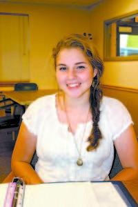 New student representative on the board of selectmen, Colleen Messina. (Rivet Photo)