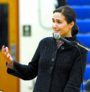 COUNTERPOINT â€” Laura Ordway of Bridgton, who also formerly served on the SAD 61 School Board, commended school officials for their work on the proposed project, and also pointed out to Sebago residents that despite severe financial cuts in state aid over the past six years, SAD 61 has not moved to close their community school.