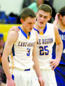 ...and The Floor Leader. Here, Jack encourages backcourt mate Tyler Walker. (Rivet Photos)