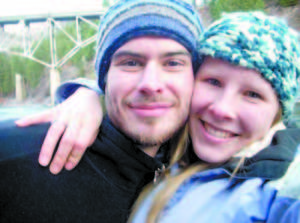 Adam and his wife, Beth Perron. A benefit golf scramble to raise money for a fund in Adam Perronâ€™s memory will be held next month. â€œWe have lost one of our dear teachers, Adam Perron. He was a great person! Not only did he care about the Earth, but he cared about everyone,â€ wrote Lake Region Middle School student Shauna Hancock and the Katahdin Team. â€œIn his honor, we are doing a fundraiser to kick-off the Adam Perron Scholarship for Educators. Adam was passionate about helping people get the education they need.â€ The fundraiser will be a golf scramble on Friday, June 17, at the Naples Country Club. This event starts at 3 p.m. and is $50 per person to enter the golf scramble. The cost includes nine holes of golf, a golf cart, barbecue, and prizes. The first 14 teams to register are in.  There is also a fun hat contest! You can register online at http://goo.gl/ forms/QGtcbfLijr. If you do not feel like golfing, you can join enjoy the barbeque for $20. Please send donations to: Lake Region Athletics, care of Paul True, Lake Region High School, 1877 Roosevelt Trail, Naples, ME 04055. For more information e-mail: kurt.peterson@lakeregionschools.org or thomas.coady@lakeregionschools.org Hole sponsors ($50 per hole) are also being sought. A sign will be displayed on the tee box with the businessâ€™ advertisement (please provide tourney organizers with a business card if you decide to sponsor a hole). Items are also being sought for the golf scramble raffle. Send the following information to the previously mentioned high school address: item donated, value and donation fromâ€¦ 