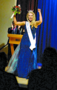 MOMENT OF TRIUMPH â€” Marybeth Noonan reacts after being named Miss Maine. (Betsy B Photography)