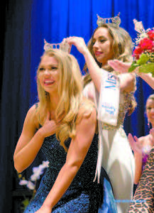 CROWNED MISS MAINE, Marybeth Noonan of Raymond, who aspires to be a TV news anchor. (Steve Smith Photography)