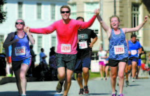 Kayla Lewkowicz, 24 (left), and William Voight, 25, both of Southborough, Mass. and Susannah Donoho, 20, of Wilmington, Del. (Rivet Photos)