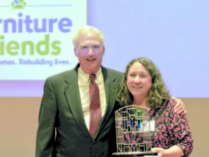 Photo: Fred Thompson, Son of the late Mary Rines Thompson, presented the Mary Rines Thompson Award to Cyndi Broyer, Director of Mother Seton House   Who We Are Mother Seton House in Fryeburg is a nonprofit home for pregnant women in difficult circumstances. MSHâ€™s goal is to provide education, counseling, referrals, and physical, emotional and spiritual support in a caring community. Mother Seton House, Inc., welcomes all women regardless of their race, color, religion or national origin. Mother Seton House has free housing and support for pregnant women and new mothers in need. Single pregnant women, or single women with one child under the age of one, are eligible. Women are invited to live in community in our house in Fryeburg, at no cost, throughout the pregnancy and until the babyâ€™s first birthday. Applicants should leave a message with contact information at 207-935-1066 or e-mail at info@mothersetonhouse.com. How to Help Donate: www.mothersetonhouse.com can make a donation through Paypal or First Giving. Or, sign up for AmazonSmile. It is a simple and automatic way to support Mother Seton House every time you shop, at no cost to you. When you shop at smile.amazon.com, youâ€™ll find the exact same shopping experience as Amazon.com, with the added bonus that Amazon will donate .5% of your purchase price to Mother Seton House. Simply go to smile.amazon.com from the web browser on your computer or mobile device; select Mother Seton House, Inc., in Fryeburg as your charity. Or, send donations to: Mother Seton House, P.O. Box 673, Fryeburg, ME 04037. How to Inquire If a young mom needs help, how do they make contact? Call 207-935-1066 and leave a clear message, or write to MSH on its website or message on the MSH Facebook page. 2016 Board of Directors Cyndi Broyer, Director Rick Luksa, Chairman of the Board Sue Perry, Treasurer David Cianciolo, Secretary Gene Bourgue, Building Committe Chairman Claudia Everett Bonnie Marsh Alan Broyer Jane Lounsbury    