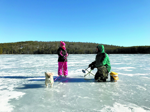 Ice Fishing: 'Going full tilt